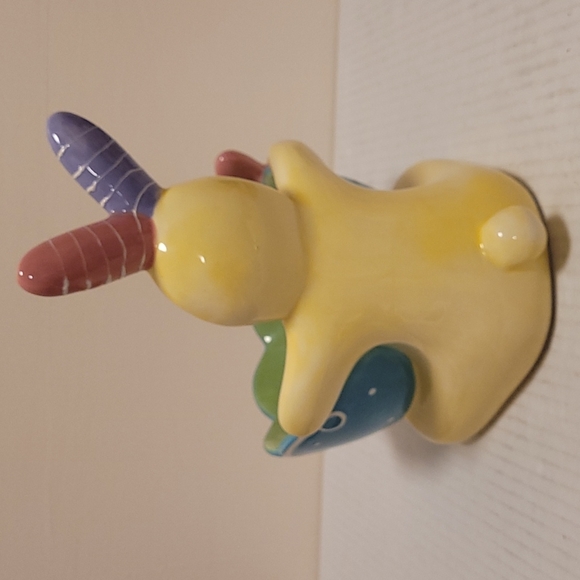 Cracker Barrel Bunny in Bloom Rabbit Candy Dish - Picture 9 of 16